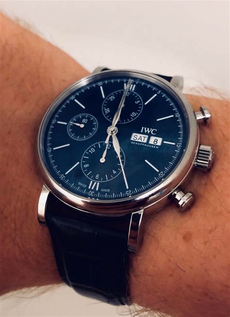 iwc portofino chronograph gebraucht|iwc portofino 150 years.